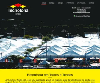 Tecnolona.com.br(Montagem de Tendas e Lonas Tensionadas) Screenshot