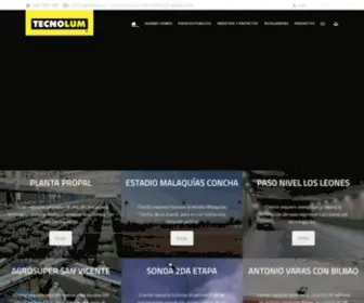 Tecnolum.cl(Luces e Iluminación Led) Screenshot