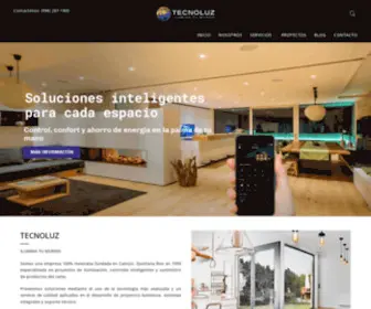 Tecnoluz.com.mx(Tecnoluz Iluminación) Screenshot