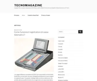 Tecnomagazine.it(Gadget Tecnologici) Screenshot