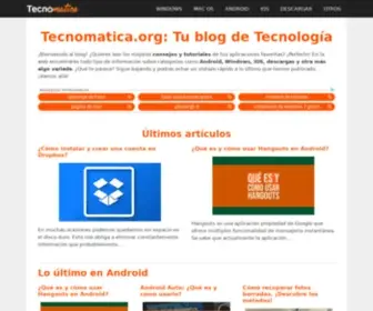 Tecnomatica.org(▷) Screenshot