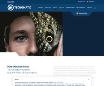 Tecnomaticsrl.net(Pipe Extrusion Lines) Screenshot