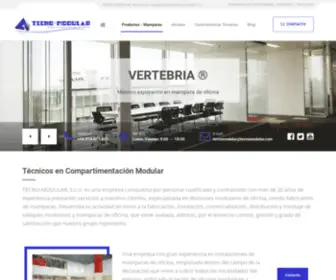 Tecnomodular.com(Mamparas de oficina Madrid: Instalación y Fabricación) Screenshot