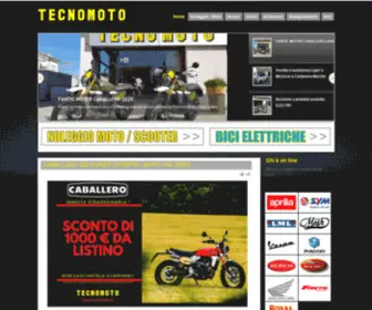 Tecnomoto.it(Moto, scooter, microcar, Rental, noleggio moto, noleggio scooter, Noleggio biciclette, Civitanova Marche, Provincia Macerata, Costa Adriatica, Italy) Screenshot