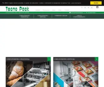 Tecnopackspa.it(Confezionatrici Orizzontali Flow Pack e Verticali) Screenshot