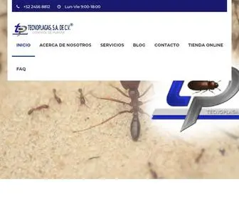 Tecnoplagas.com.mx(Control de plagas y fumigaciones en Mexico) Screenshot