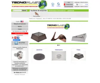Tecnoplastmexico.com(Fabricacion y Venta de Articulos de Plastico y Metalizado de Superficies en Guadalajara) Screenshot