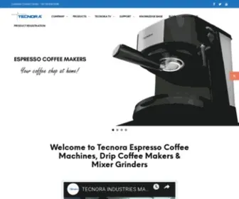 Tecnora.in(Espresso Coffee Machine Maker) Screenshot