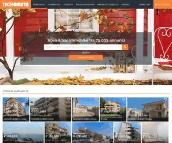 Tecnorete.it(Portale dedicato a chi cerca casa e appartamenti in vendita. Su tecnorete) Screenshot