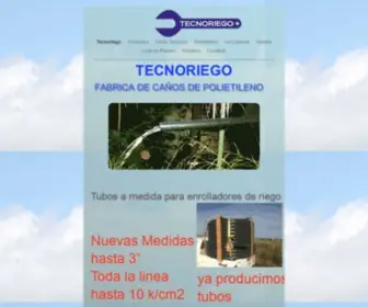 Tecnoriego.com.ar(tecnoriego) Screenshot