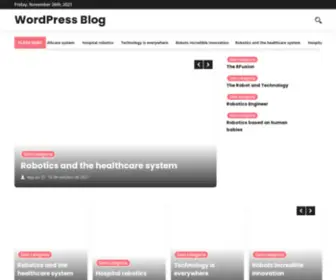 Tecnorobots100.com(WordPress Blog) Screenshot