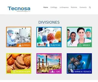 Tecnosa.es(Distribuidores de equipos y repuestos industriales) Screenshot