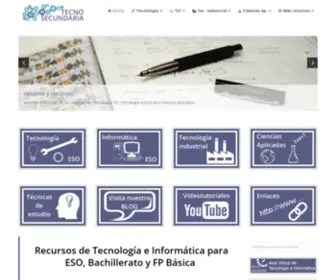 Tecnosecundaria.es(Recursos tecnología) Screenshot