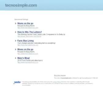 Tecnosimple.com(Tecnologia) Screenshot