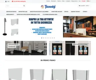 Tecnostyl.it(Pannelli luminosi per vetrina agenzia immobiliare) Screenshot