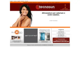 Tecnosun.com(Solarium) Screenshot