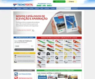 Tecnotextil.com.br(Segurança em Movimentação de Cargas) Screenshot