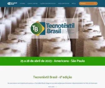 Tecnotextilbrasil.com.br(TECNOTÊXTIL BRASIL) Screenshot