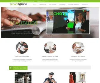 Tecnotouch.com.ar(Pantallas Touchscreen) Screenshot