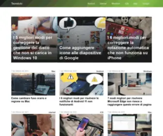 Tecnotuto.it(Tutorial di tecnologia e gadget) Screenshot