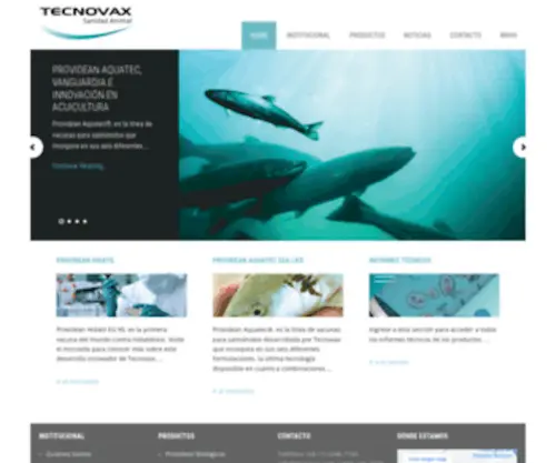 Tecnovax.com.ar(TECNOVAX biológicos para la salud animal) Screenshot