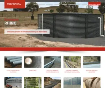 Tecnovial.cl(Soluciones Constructivas para Proyectos de Infraestructura) Screenshot