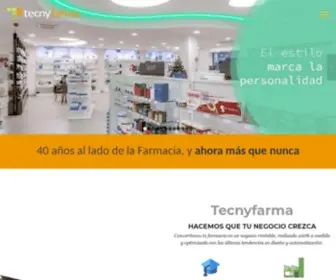 Tecnyfarma.com(Diseño y Reforma de Farmacias Modernas) Screenshot