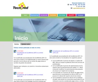 Tecnyred.com(Sitio WEB de Tecnyred Sistemas Sitio WEB de Tecnyred Sistemas) Screenshot