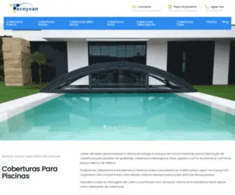 Tecnyvan.pt(Coberturas para Piscinas e Fechamentos) Screenshot