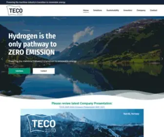 Teco2030.no(Teco 2030) Screenshot