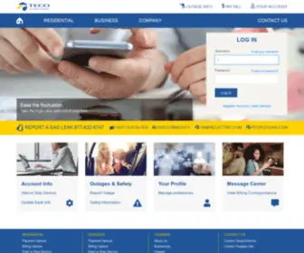 Tecoaccount.com(Account Overview) Screenshot