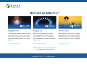 Tecoenergy.com(TECO Energy) Screenshot