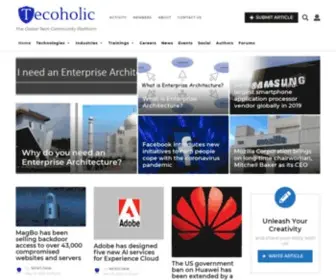 Tecoholic.com(The Global Tech Community Platform) Screenshot