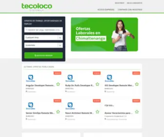 Tecoloco.com.gt(Trabajo en Guatemala Empleo en Guatemala) Screenshot