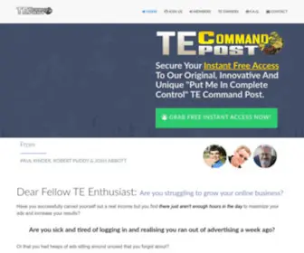 Tecommandpost.com(TE Command Post) Screenshot