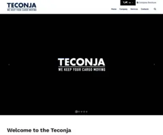 Teconja.de(Your partner for worldwide freight traffic) Screenshot