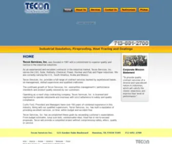 Teconservices.com(Tecon Services Inc) Screenshot