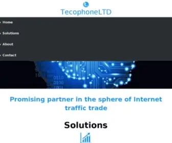 Tecophoneltd.com(React App) Screenshot