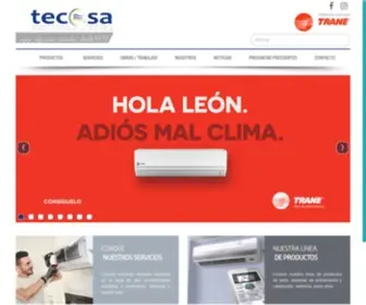 Tecosa.com.mx(Aire acondicionado e Intercomunicación) Screenshot