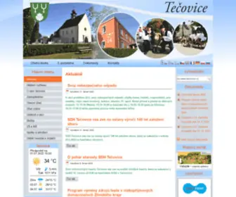 Tecovice.cz(Obec Tečovice) Screenshot