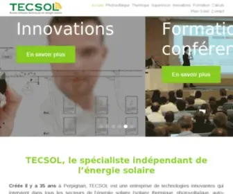 Tecsol.fr(Nous sommes un bureau d'études indépendant depuis 35 ans) Screenshot