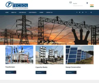 Tecsolpcs.com(Tecsol Power & Control Systems) Screenshot