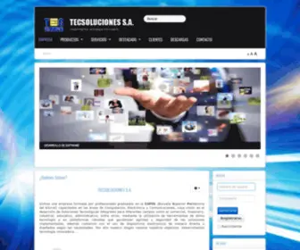 Tecsoluciones.com.ec(Electrónica) Screenshot