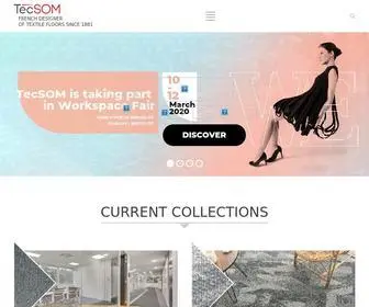 Tecsom.com(Revêtements de sols textile) Screenshot