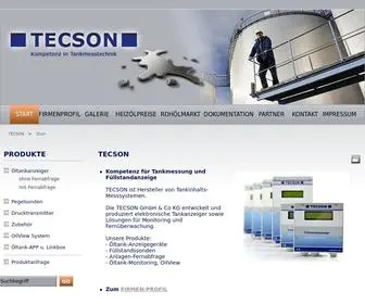 Tecson.de(Füllstandsmessung) Screenshot