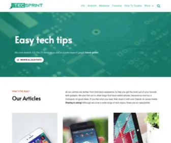 Tecsprint.com(Hardware, Software & Gadget Blog) Screenshot