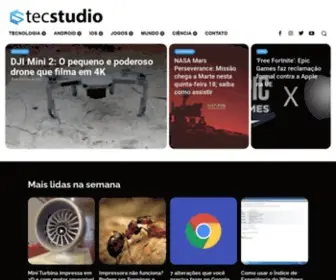 Tecstudio.com.br(Notícias para quem gosta de Ciência e Tecnologia) Screenshot