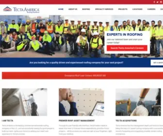 Tectaamerica.com(America&#039;s Top Commercial Roofing Contractors) Screenshot