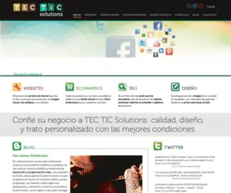 Tecticsolutions.com(Desarrollo Web) Screenshot