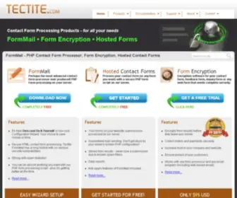 Tectite.com(FormMail: PHP Contact Form Script. Hosted Contact Form Processing. FormMailEncoder/Decoder) Screenshot